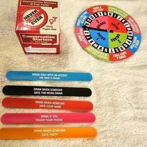 Social Adult Party Games Set Of 3 Bachelorette Girls Nite Superbowl NEW